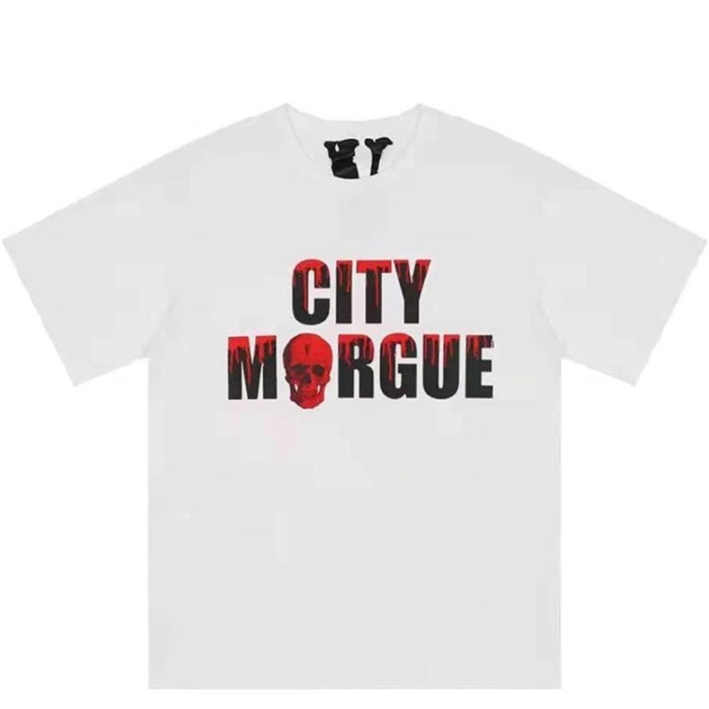 Vlone City Morgue Drip Tee White S